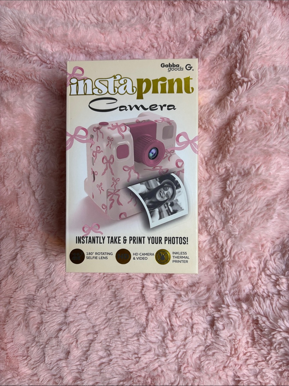 Gabba Goods Instaprint Camera - Pink Instant Print Webcam